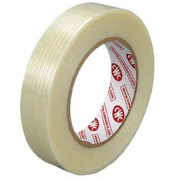Continental Western Corporation CWC Filament Tape - 4.5 mil, 1/2" x 60 yds (Pack of 72 Rolls)